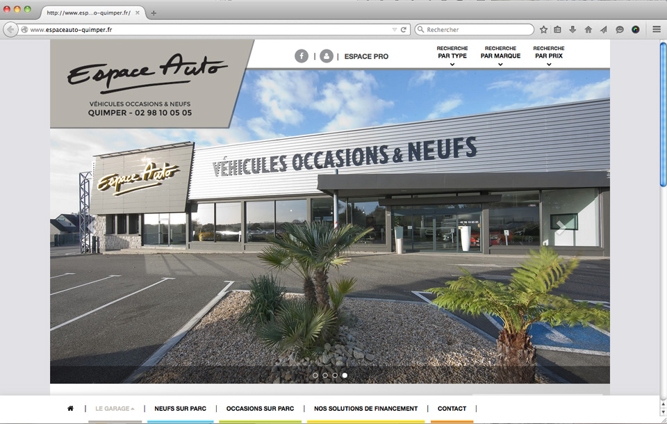 Site internet pour garage automobile