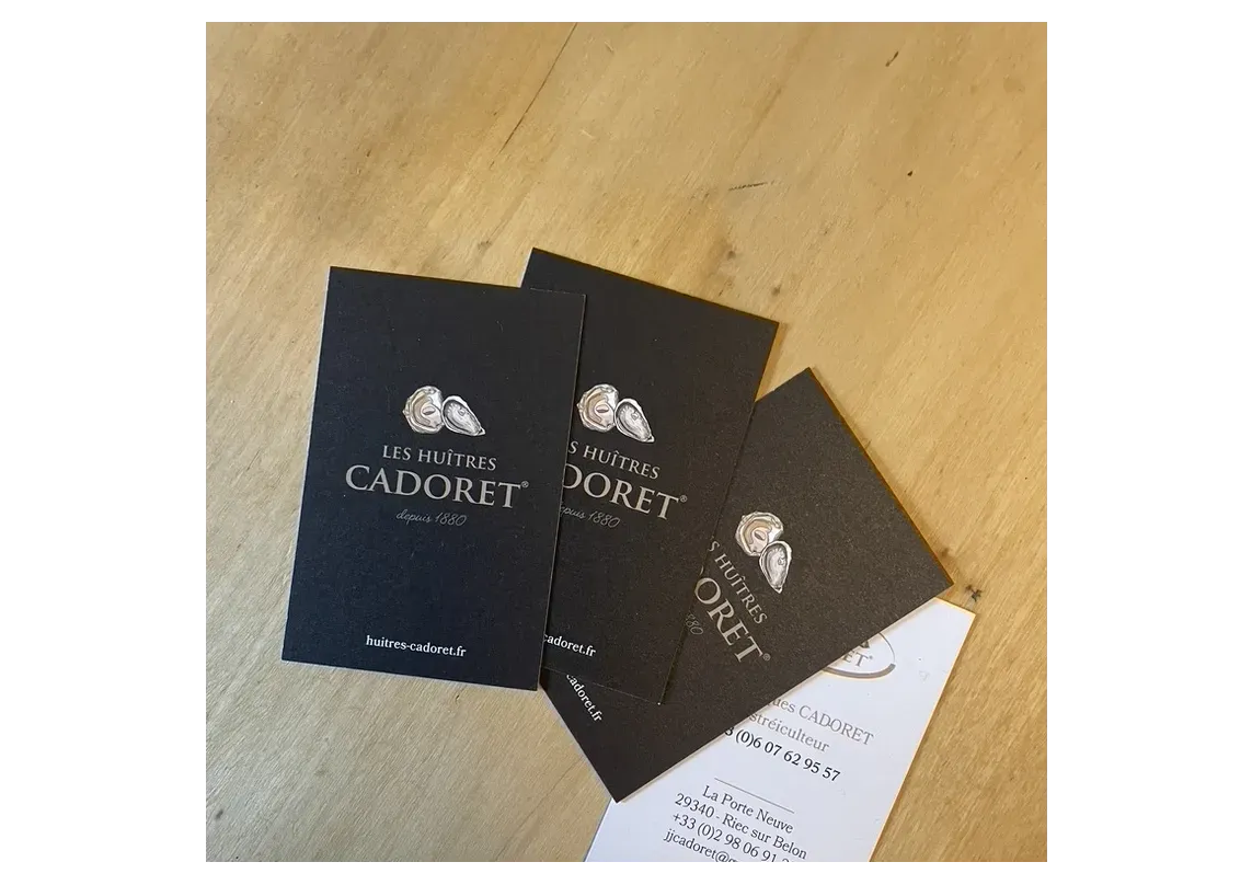Cartes de visite Les Huîtres Cadoret