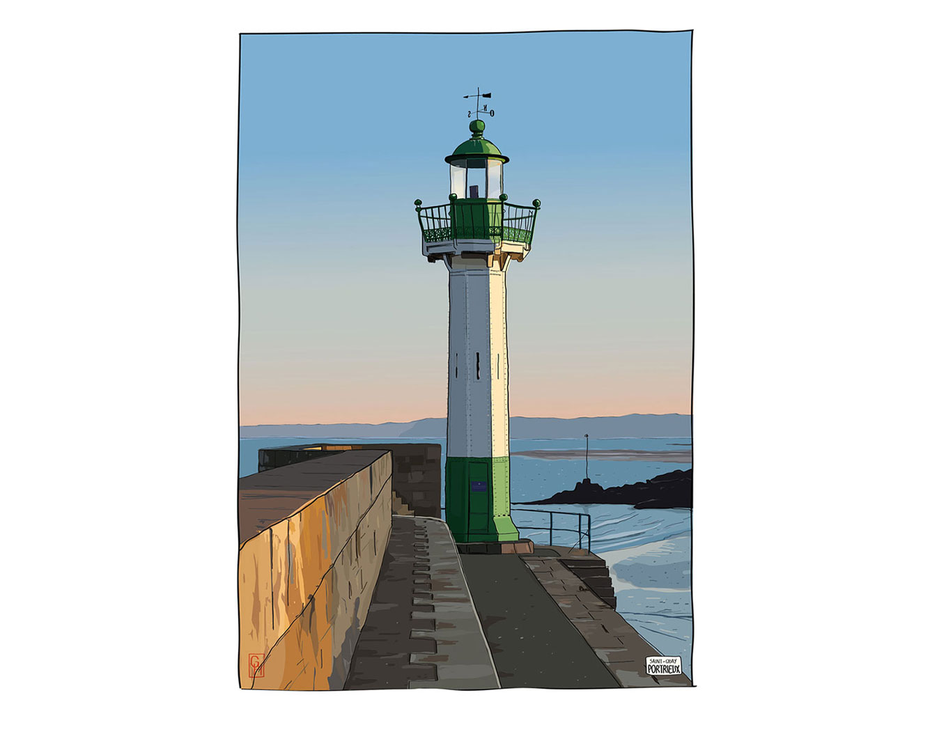 Illustration Phare Saint-Quay Portrieux