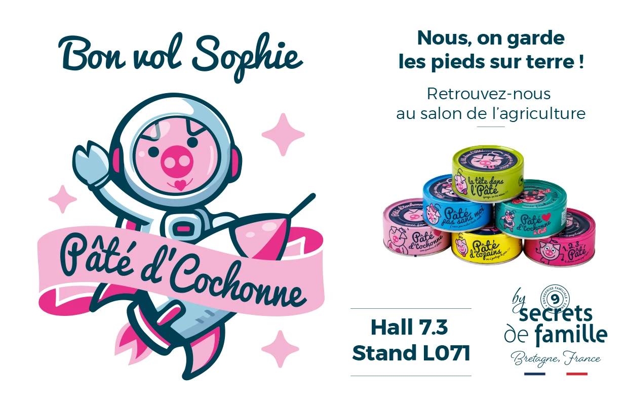 Le Pâté d'Cochonne s'envole avec Sophie Adenot