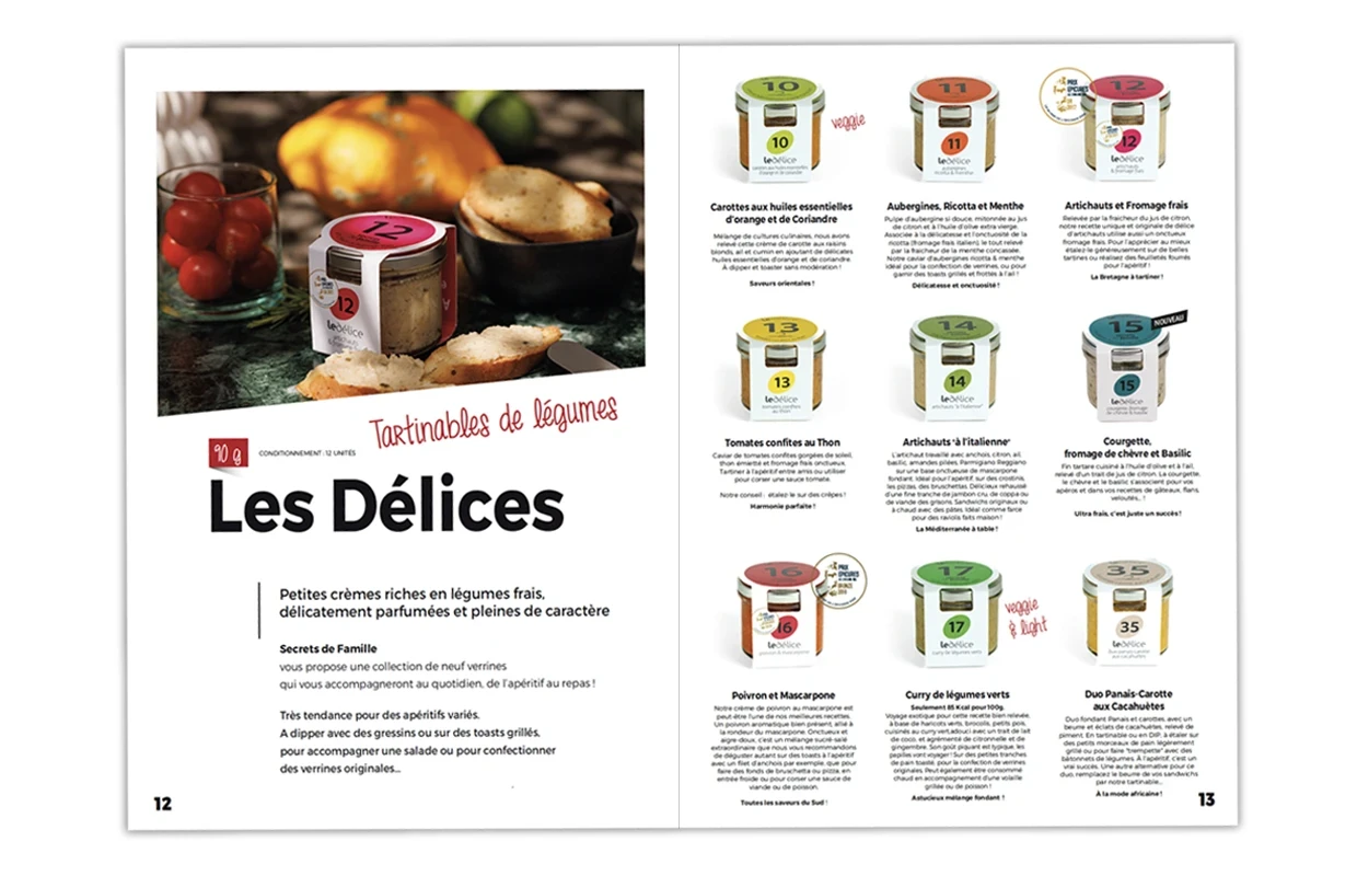 Catalogue produits