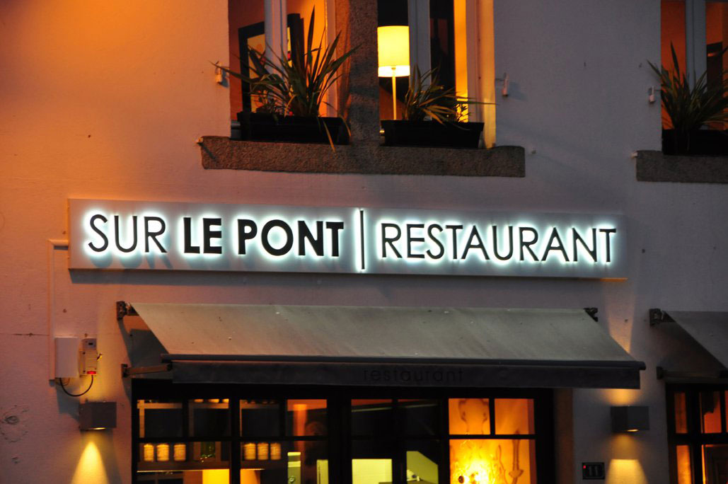 Identité visuelle, Restaurant sur le Pont, Pont-Aven
